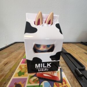 Cow Print Milk Carton Bunny Toy